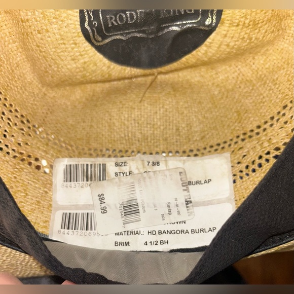 Rod's Western Tan Cowboy Hat - Picture 4 of 9